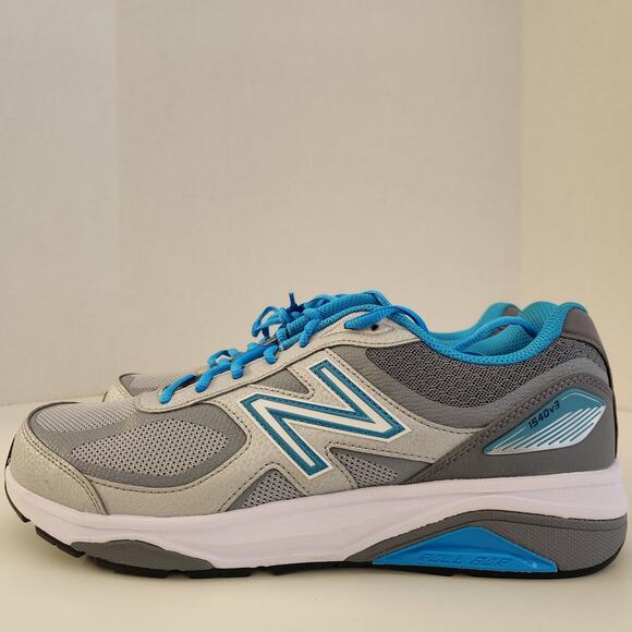 New Balance Men's W1540V3 Running Shoe, Silver/Polaris, 11.5 - Picture 4 of 8